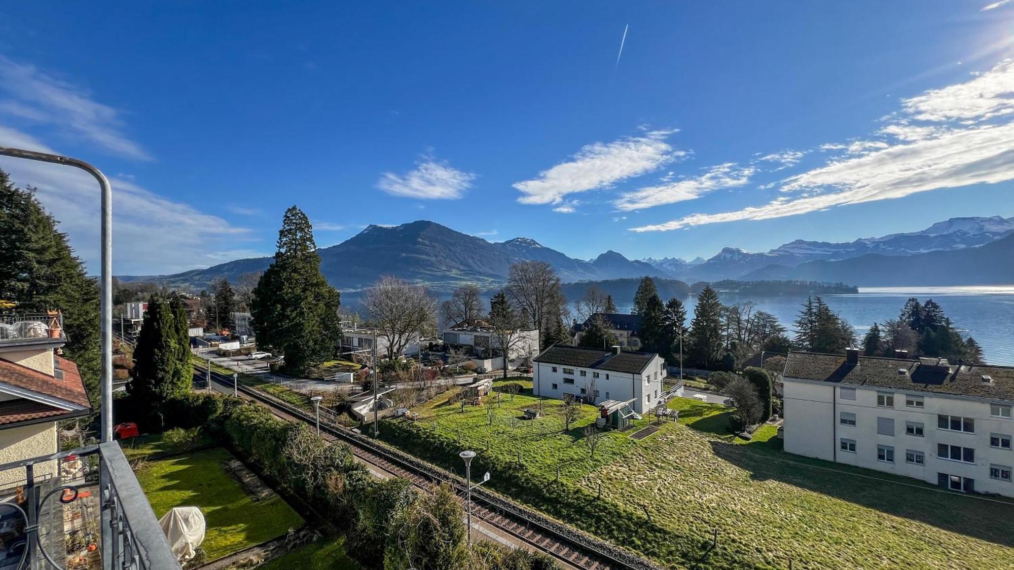 Boutique Apartment Lakeview Luzern 3 Exterior foto